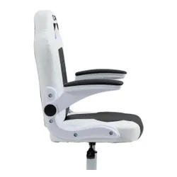 Fotel COBRA Junior Pro Biało-czarny