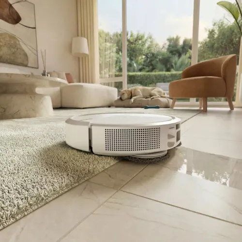 Robot sprzątający iRobot Roomba 575 Combo Funkcja mopowania Stacja oczyszczająca Tworzenie mapy pomieszczenia Funkcje AI Biały