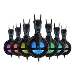 Sades Locust Plus 7.1 Surround czarno-niebieskie