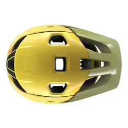 Kask rowerowy LAZER Jackal KinetiCore Złoto-zielony MTB (rozmiar L)