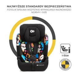 Fotelik samochodowy KINDERKRAFT Comfort Up I-Size Happy Shapes 76-150 cm (9-36 kg) Wielokolorowy
