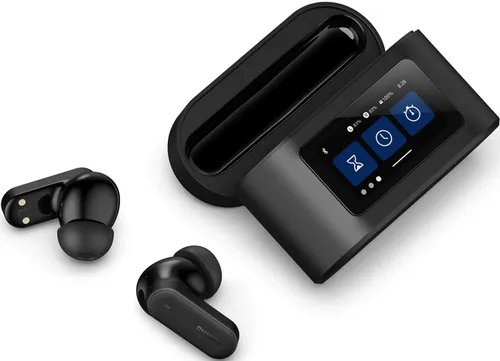 Słuchawki dokanałowe PHILIPS TAT6000BK/00 ANC Czarny