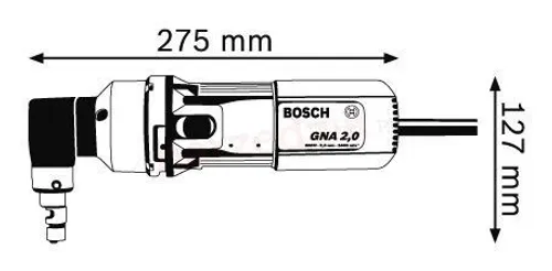 Nożyce do blachy 500 W Bosch GNA 2,0