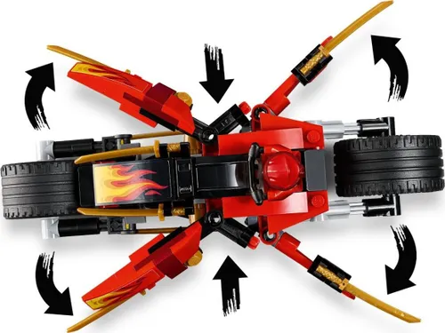 Конструктор Lego Ninjago мотоцикл Кайя и скутер Зейна (70667)