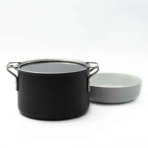 EVA TRIO 24 cm - pokrywka szklana ze stali nierdzewnej