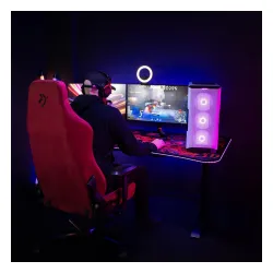 Fotel Arozzi Vernazza Supersoft Bordeaux Gamingowy do 145kg Tkanina Bordowy