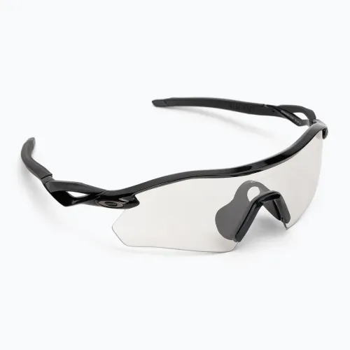 Okulary przeciwsłoneczne Oakley Radar Plate polished black/clear to black irid photochromic