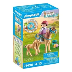 PLAYMOBIL HORSES OF WATERFALL 71498 DZIECKO Z KUCYKIEM I ŹREBAKIEM