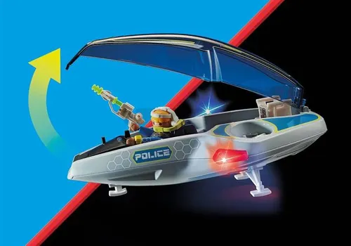 PLAYMOBIL Galaxy Police 70019 Szybowiec policyjny