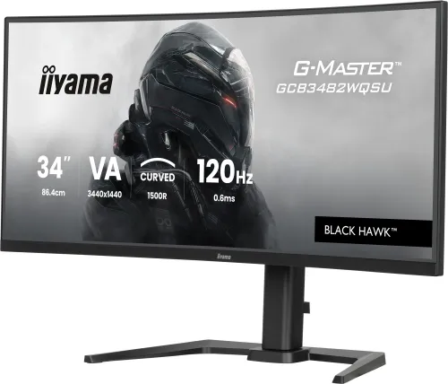 Monitor iiyama G-Master GCB3482WQSU-B1 34" 3K VA 120Hz 0,6ms MPRT Zakrzywiony Gamingowy