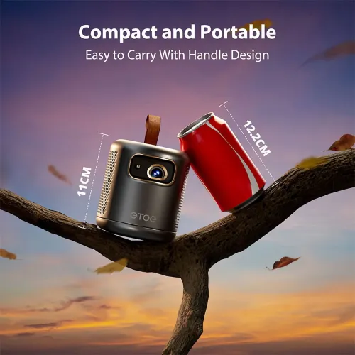 Projektor ETOE Dolphin LED DLP Full HD Wi-Fi Bluetooth Chromecast AirPlay Google TV