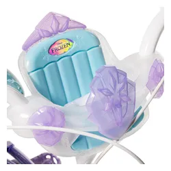 Rower dziecięcy HUFFY Disney Kraina Lodu 12 cali dla dziewczynki Fioletowo-niebieski