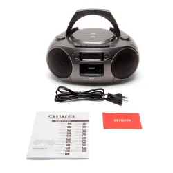 Radiomagnetofon Aiwa Boombox BBTC-660DAB/MG Bluetooth DAB+ Szary