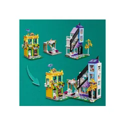 LEGO Friends 41732 şehir merkezinde iç mekan mağazası ve çiçekçi