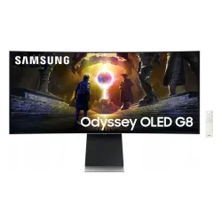 Samsung Odyssey OLED G8 LS34DG850SUXEN – 34'' | OLED | UWQHD | 175 Hz | 1800R Curved | HDR10 | HDR10+ Gaming | FreeSync Premium Pro | G-Sync Compatible