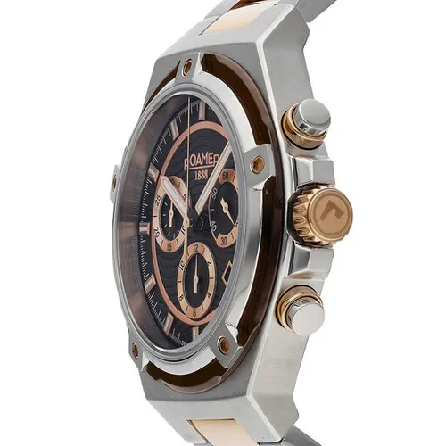 Часы Roamer Tempomaster Chrono 221837 49 65 20 Серебристый