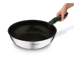 Zestaw 3 patelni głębokich z odpinaną rączką Konighoffer Colate 20 cm 24 cm 28 cm