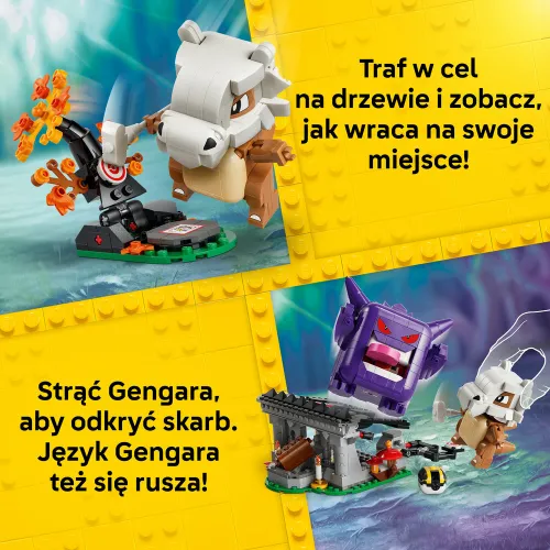 LEGO 72166 Pokémon SMART Play Cubone i Gengar — upiorne starcie