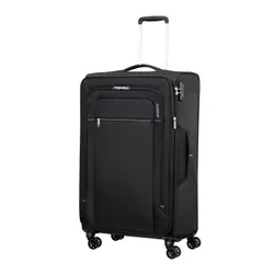 American Tourister Crosstrack Genişletilebilir Büyük Bavul-Siyah / Gri