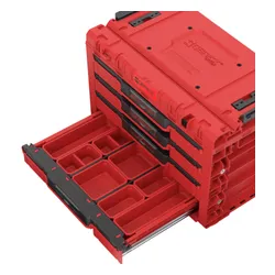 Skrzynka narzędziowa QBRICK System Prime Drawer 4 Toolbox Expert Red Ultra HD Custom