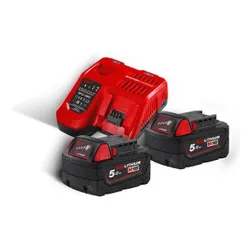 Milwaukee NRG M18 NRG-502 Şarj Cihazlı 5AH Batarya