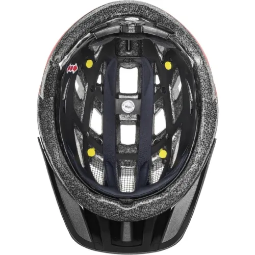 Kask rowerowy Uvex I-vo CC MIPS czarno-czerwony