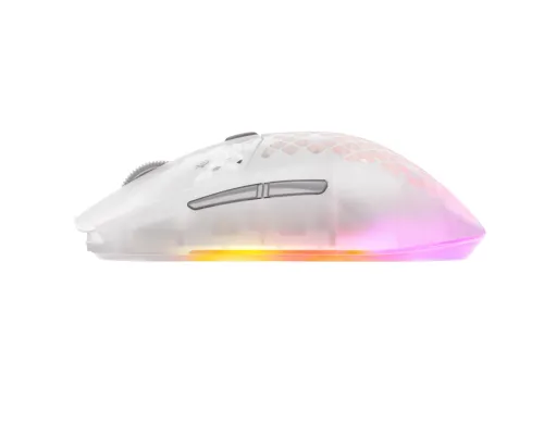 Myszka gamingowa SteelSeries Aerox 3 Wireless Gen 2 Ghost Biały