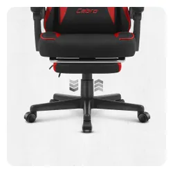 Fotel gamingowy CABRO C502 Czarno-Czerwony