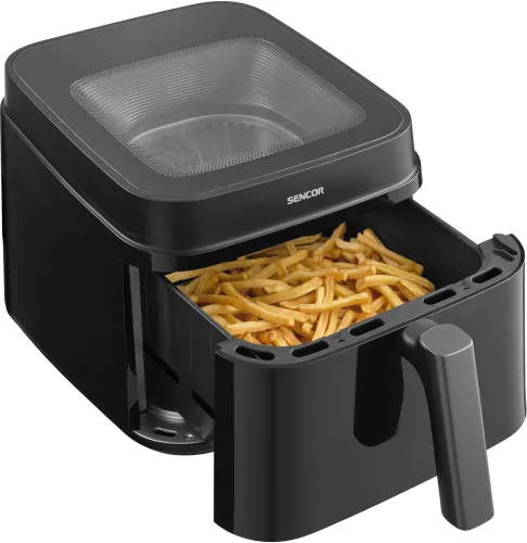 Air Fryer Frytkownica beztłuszczowa SENCOR SFR 6900BK 6.5l z 12 automatycznymi programami i okienkiem do obserwacji postępów