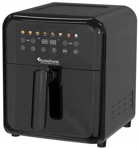 Air Fryer Frytkownica beztłuszczowa TURBOTRONIC TT-AF190 Czarny 6l 8 automatycznych programów