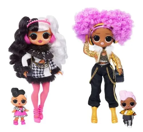 Mga L.O.L. Surprise Зимняя дискотека OMG Dollie &amp; 24K DJ Doll Set