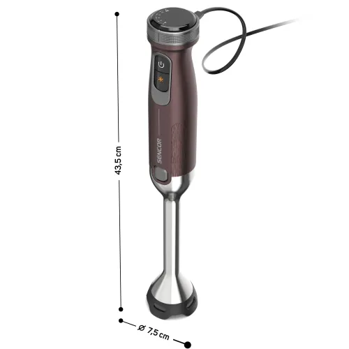 Blender Sencor SHB 5612WP 1500W Rozdrabniacz Końcówka do ubijania Spieniacz do mleka