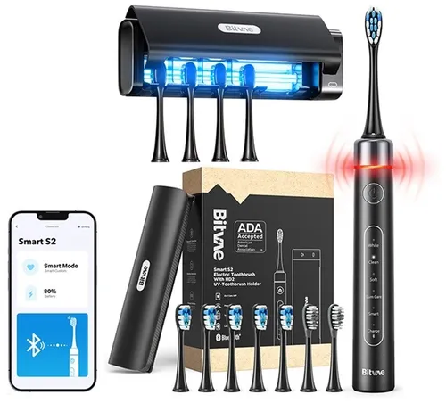 Szczoteczka soniczna BITVAE S2+HD2 Czarny