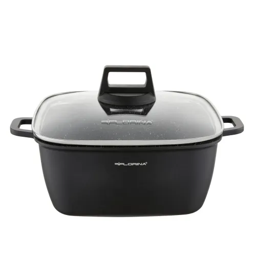 Garnek aluminiowy z pokrywką FLORINA CHEF 4,6 l
