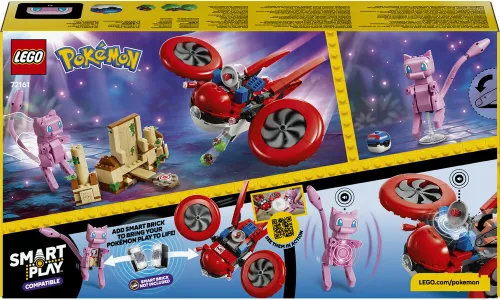 LEGO 72161 Pokémon SMART Play Poszukiwania Mitycznego Mew za pomocą drona