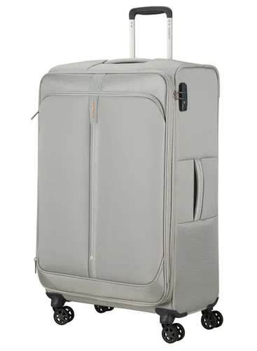 Walizka duża poszerzana Samsonite Popsoda - light grey