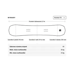 Deska snowboardowa Salomon Grace + wiązania Goodtime XS Black 2024