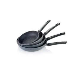 TESCOMA Stone 24 cm szara - patelnia nieprzywierająca mineralna