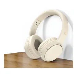 Słuchawki bezprzewodowe USAMS YG23 Yun Series Nauszne Bluetooth 5.3 Beżowy