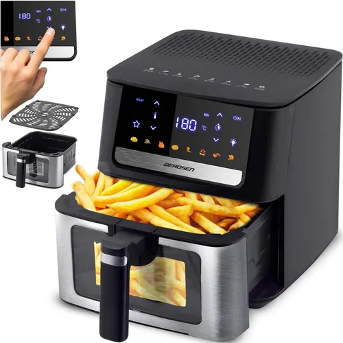 Air Fryer Frytkownica beztłuszczowa BERDSEN BD-655 6.5l 8 automatycznych programów