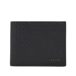 Мужской кошелек Calvin Klein Minimalism Bifold 5cc с монетой K50k510896 Black / Tonal Mono 01O