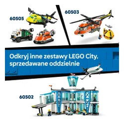 LEGO 60504 City Łódź ratunkowa i helikopter straży przybrzeżnej