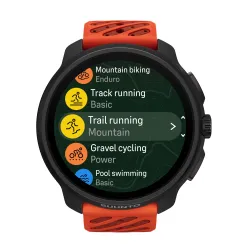 Zegarek sportowy Suunto Race 2 Coral Orange 49mm GPS Pomarańczowy