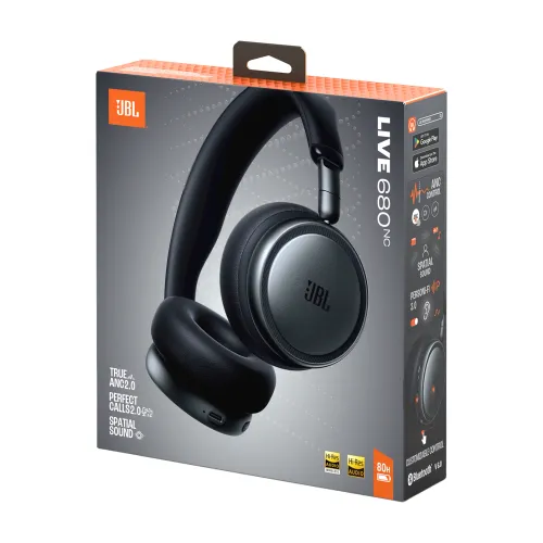 Słuchawki bezprzewodowe JBL Live 680NC Nauszne Bluetooth 6.0 Czarny