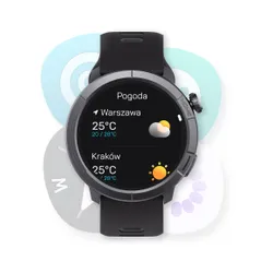 Smartwatch STELIO Activ Pro AI GPS 46mm Tytan Czarny
