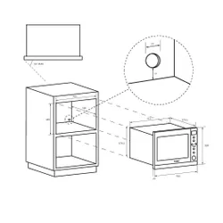 Kuchenka mikrofalowa Haier HOR38G5FT Grill