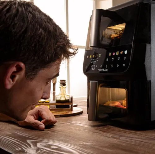 Air Fryer Frytkownica beztłuszczowa CECOTEC Cecofry DuoLevel 10000 Window 10l z podwójnym koszem