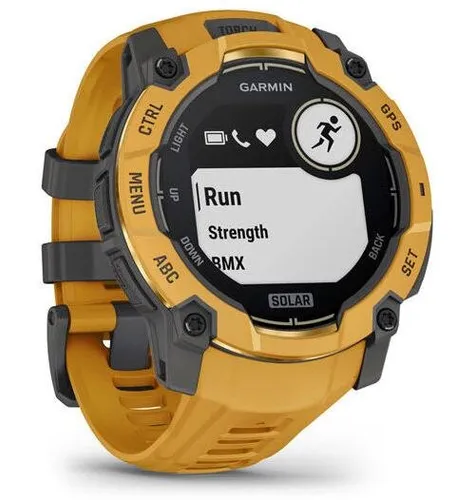 Smartwatch GARMIN Instinct 3 50mm Solar Pomarańczowo-szary