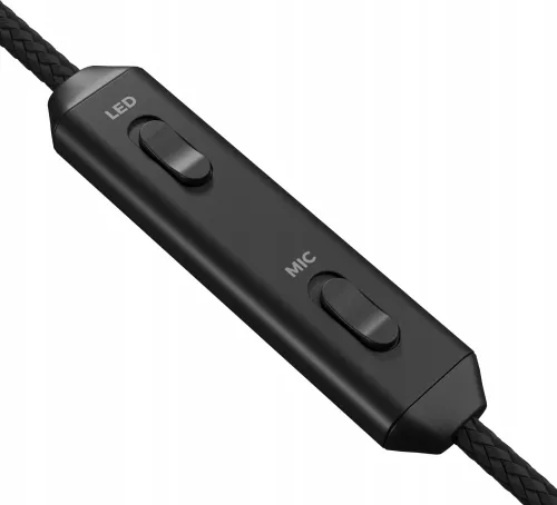 Słuchawki przewodowe z mikrofonem Genesis Neon 613 G2 RGB Nauszne Czarny