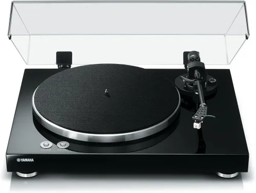 Gramofon Yamaha TT-S303 Manualny Napęd paskowy Przedwzmacniacz Czarny